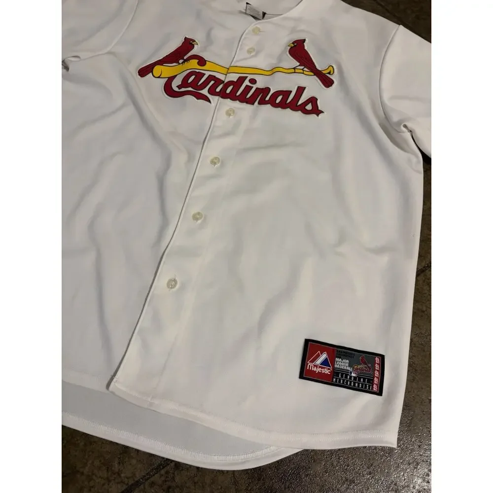 Saint Louis Cardinals Majestic Jersey Men’s XL Colby Rasmus #28 MLB Baseball
